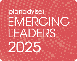 Logo: 2025 PLANADVISER Emerging Leaders Desk Plaque