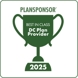 Logo: 2025 PLANSPONSOR Best in Class DC Plan Providers
