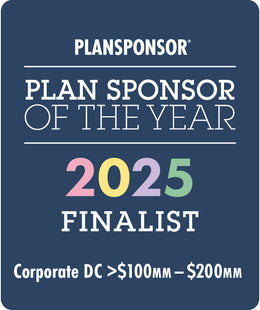 Logo: 2025 PLANSPONSOR Plan Sponsor Of Year_ Corporate DC >$100MM-$200MM