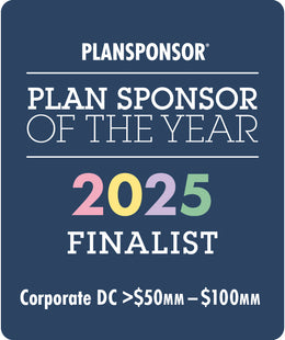 Logo: 2025 PLANSPONSOR Plan Sponsor Of Year_ Corporate DC >$50MM-$100MM