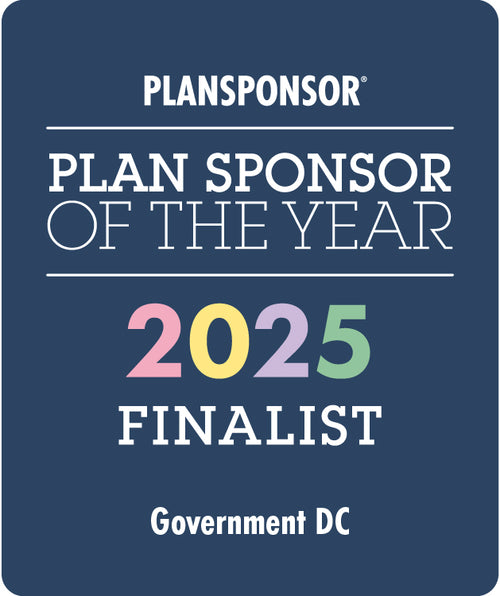 Logo: 2025 PLANSPONSOR Plan Sponsor Of Year_ Government DC