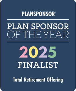 Logo: 2025 PLANSPONSOR Plan Sponsor Of Year_ Total Retirement Offering