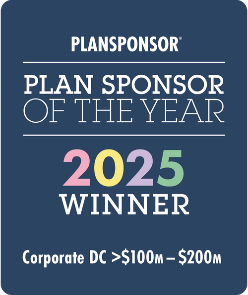 Logo: 2025 PLANSPONSOR Plan Sponsor Of Year_ Corporate DC >$100MM-$200MM Winner