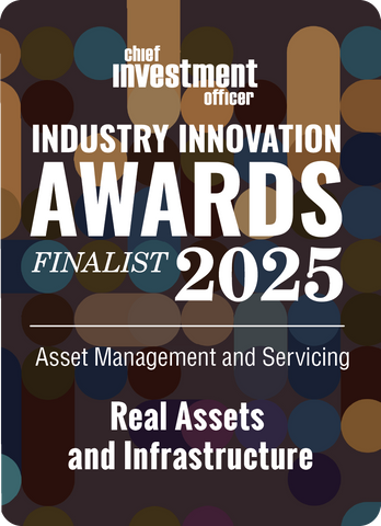 2025 CHIEF INVESTMENT OFFICER Asset Management & Servicing Finalist: Real Assets & Infrastructure Desk Plaque