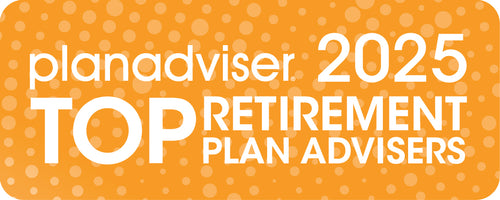 Logo: 2025 PLANADVISER Top Retirement Plan Advisers