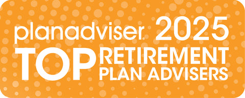 Logo: 2025 PLANADVISER Top Retirement Plan Advisers