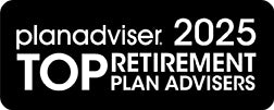 LOGO: 2025 PLANADVISER Top Retirement Desk Plaque 5x7