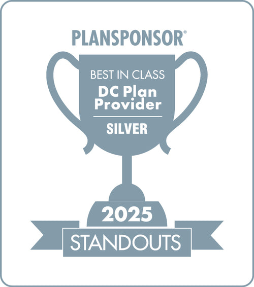 Logo: 2025 PLANSPONSOR Best in Class DC Plan Provider Standouts _ Silver: Generic