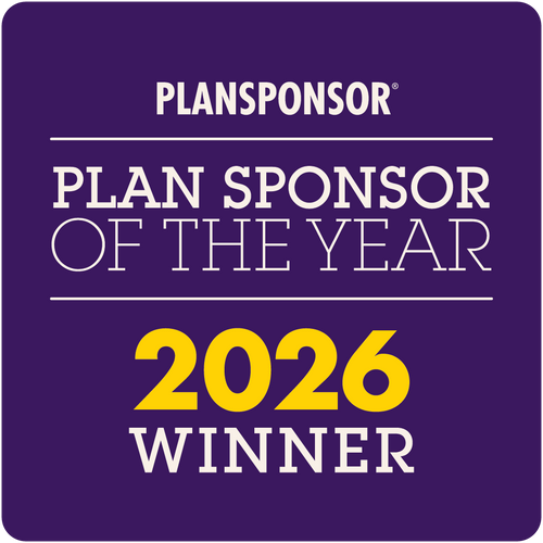 Logo: 2026 PLANSPONSOR  Plan Sponsor Of Year - General