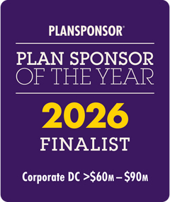 Logo: 2026 PLANSPONSOR Plan Sponsor Of Year - Corporate DC $60M-$90M Desk Plaque