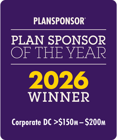 Logo: 2026 PLANSPONSOR Plan Sponsor Of Year - Corporate DC $150M-$200M
