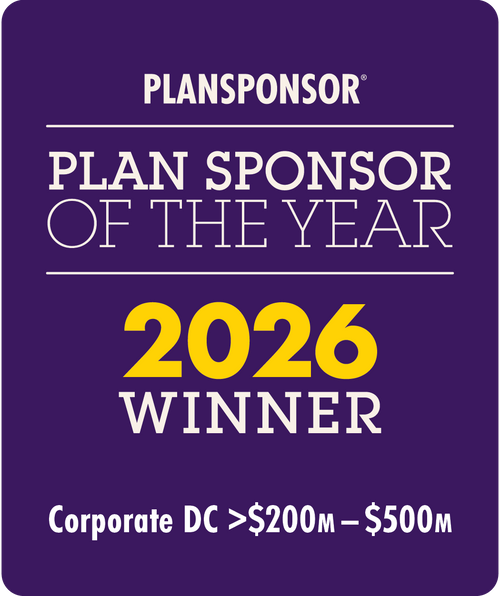 Logo: 2026 PLANSPONSOR Plan Sponsor Of Year - Corporate DC >$200M-$500M