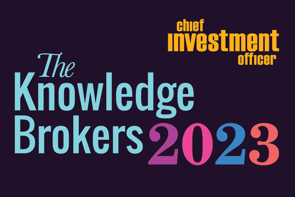 LOGO: Plaque 2023 Chief Investment Officer Knowledge Broker