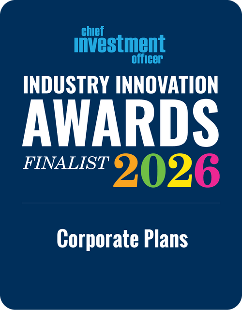 Logo: 2026 CHIEF INVESTMENT OFFICER Asset Owner: Corporate Plans Desk Plaque
