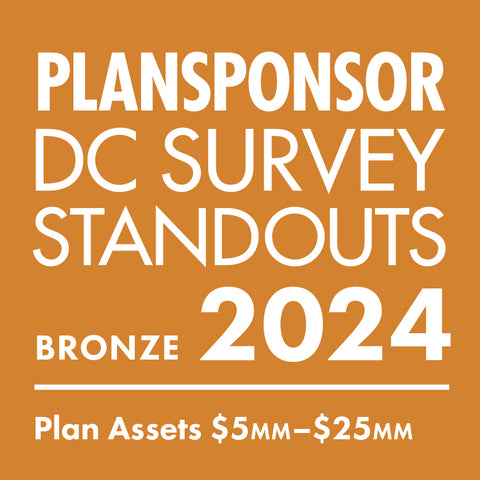 Logo: 2024 PLANSPONSOR DC Standout_ Bronze: Plan Assets $5MM–$25MM