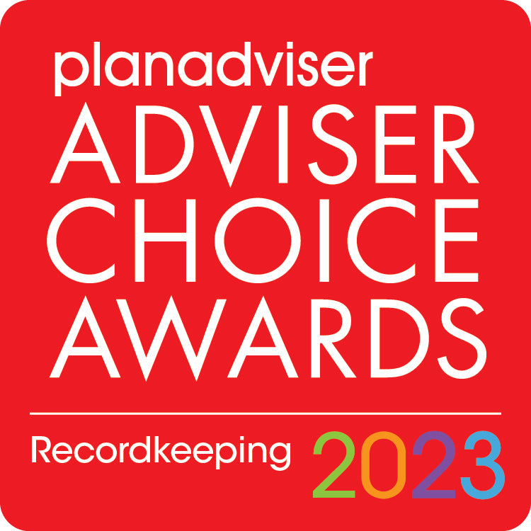 Logo: 2023 PLANADVISER Adviser Choice Awards_Recordkeeping