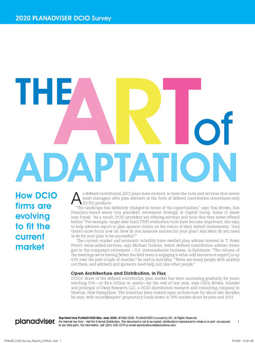 2020 DCIO Survey