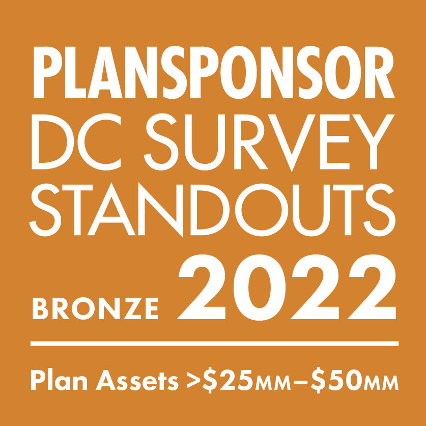 Logo: 2022 PLANSPONSOR DC Standout_ Bronze: Plan Assets >$25MM–$50MM