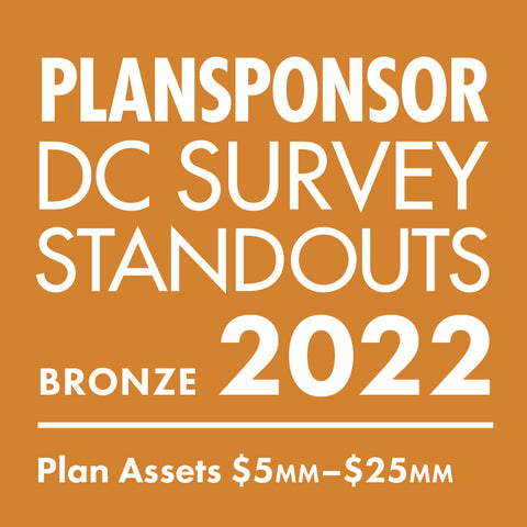 Logo: 2022 PLANSPONSOR DC Standout_ Bronze: Plan Assets $5MMâ€“$25MM