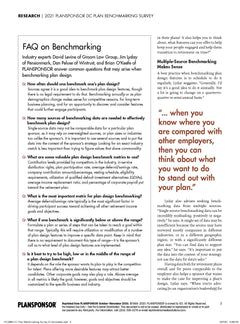 2021 DC Survey Plan Benchmarking Survey Snapshot