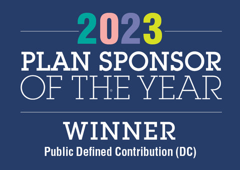 Logo: 2023 PSOY Winner_ Public Defined Contribution (DC)